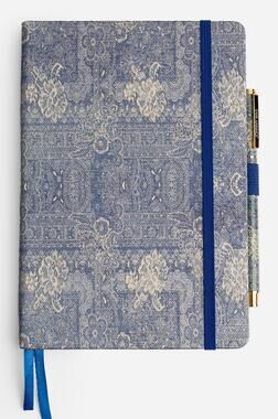 Jonny Was, NEW, DENIM EMBROIDERY JOURNAL AND PEN SET